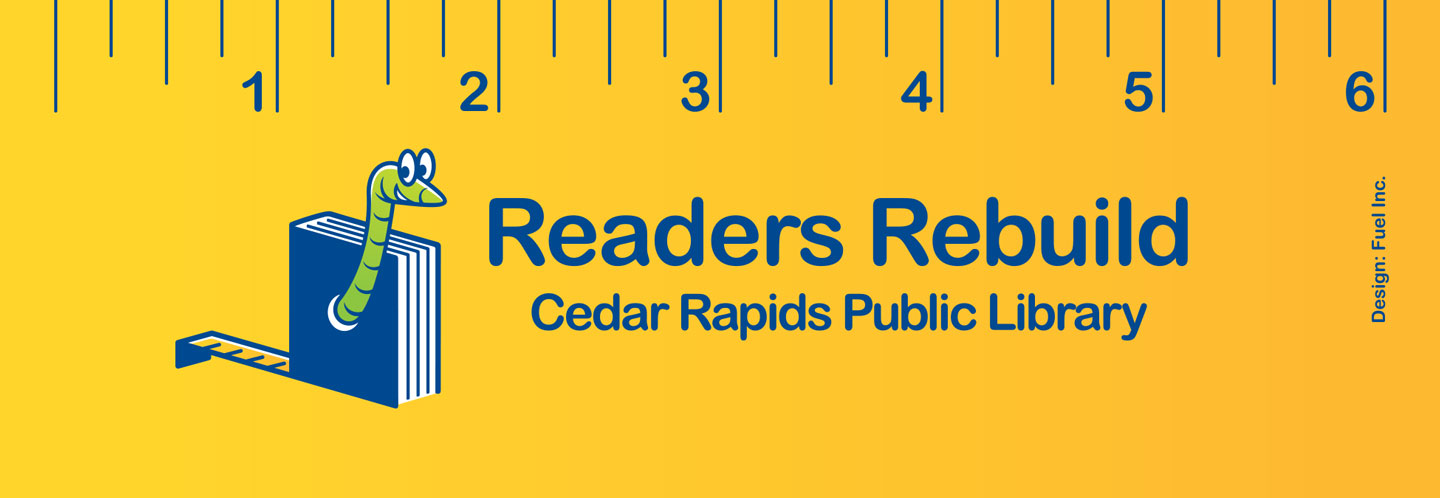 Readers Rebuild bookmark image