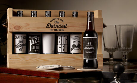 Private labeled beer and packaging designed for Bob Zeidler upon his retirement as a Division Brand Manager at John Deere. Zeidler retirement gift