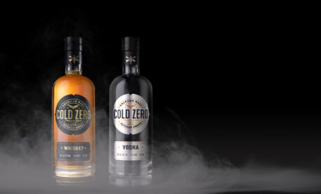 Hero image designed for Cold Zero, a veteran-owned premium spirit company created by members of the United States Military Special Operations Community, distilled in Swisher, Iowa. Cold Zero Hero Image