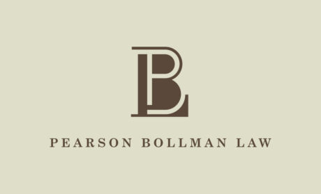 Logo and Identity designed for Pearson Bollman Law, a law firm specializing in elder law, with locations in Ankeny, Cedar Rapids and Dubuque. Pearson Bollman Law logo