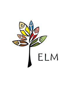 Logo and identity designed for Extraordinary Lutheran Ministries, a faith-based organization located in Chicago, Illinois. ELM logo