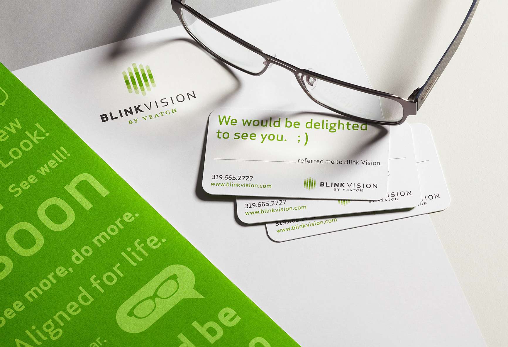 Blink Vision business cards