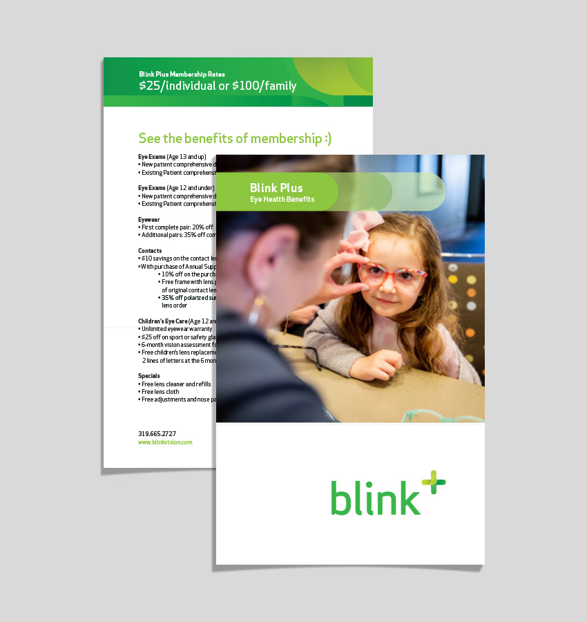 Blink Plus membership sheet