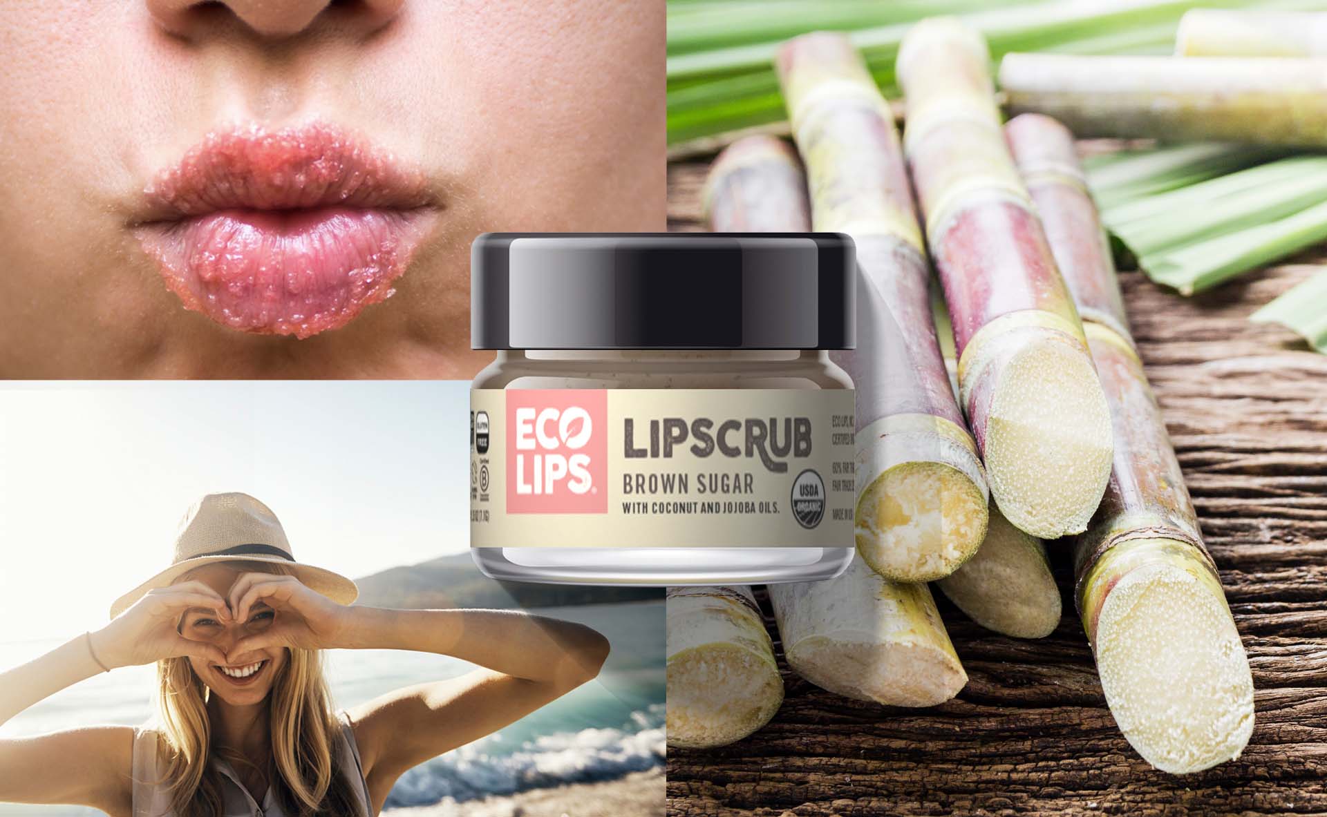 Eco Lips Lip Scrub product promotion