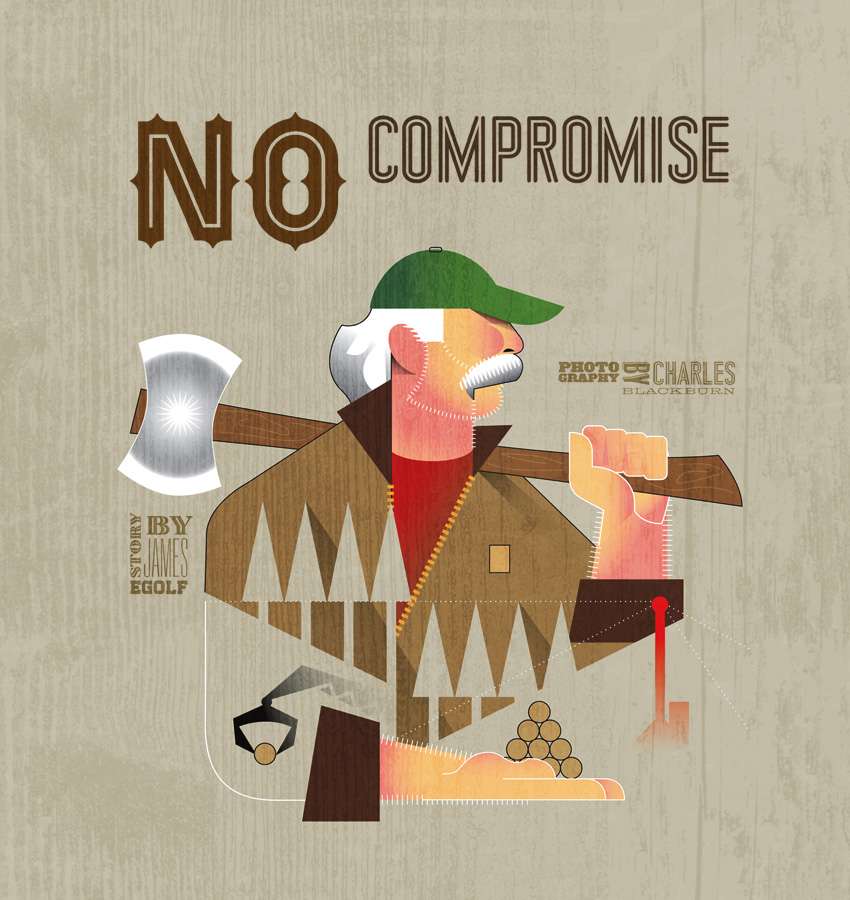 The Landing "No Compromise" illustration