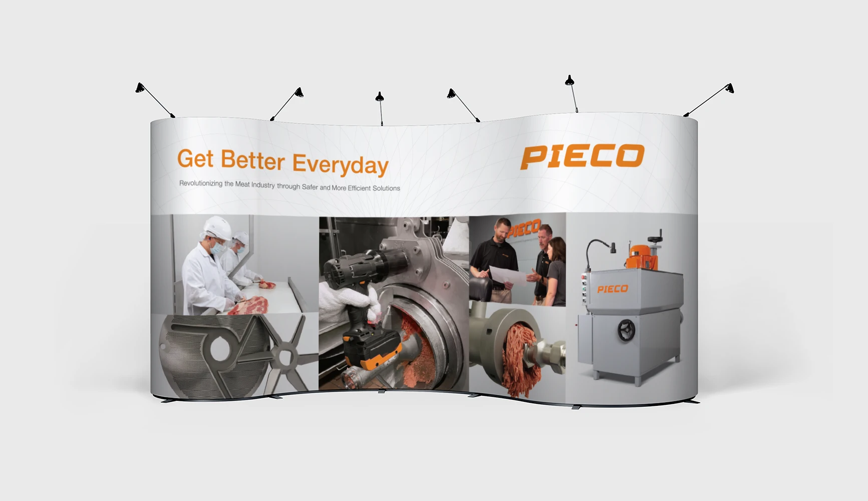 PIECO tradeshow booth