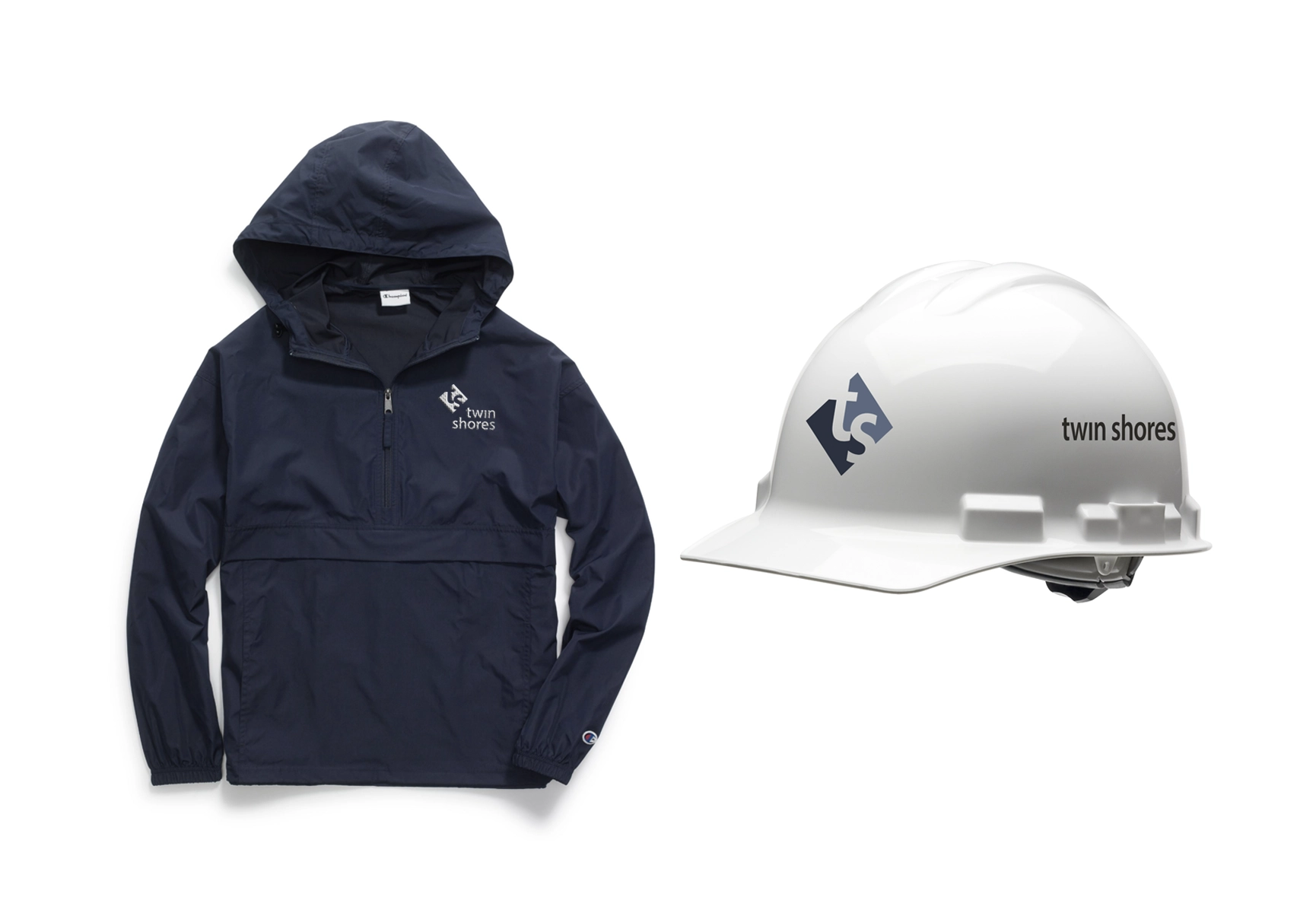 Twin Shores apparel and construction hat