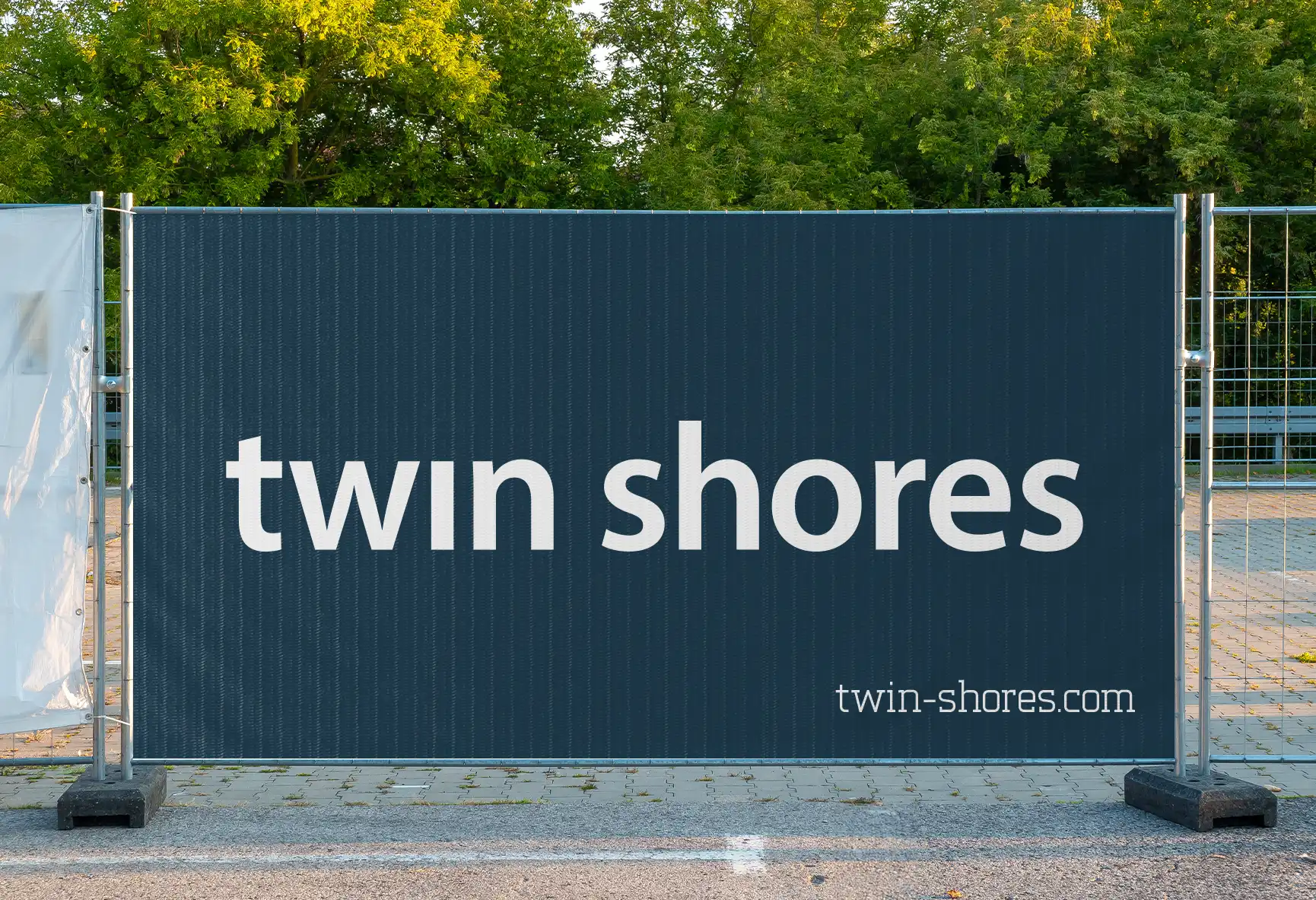 Twin Shores jobsite sign