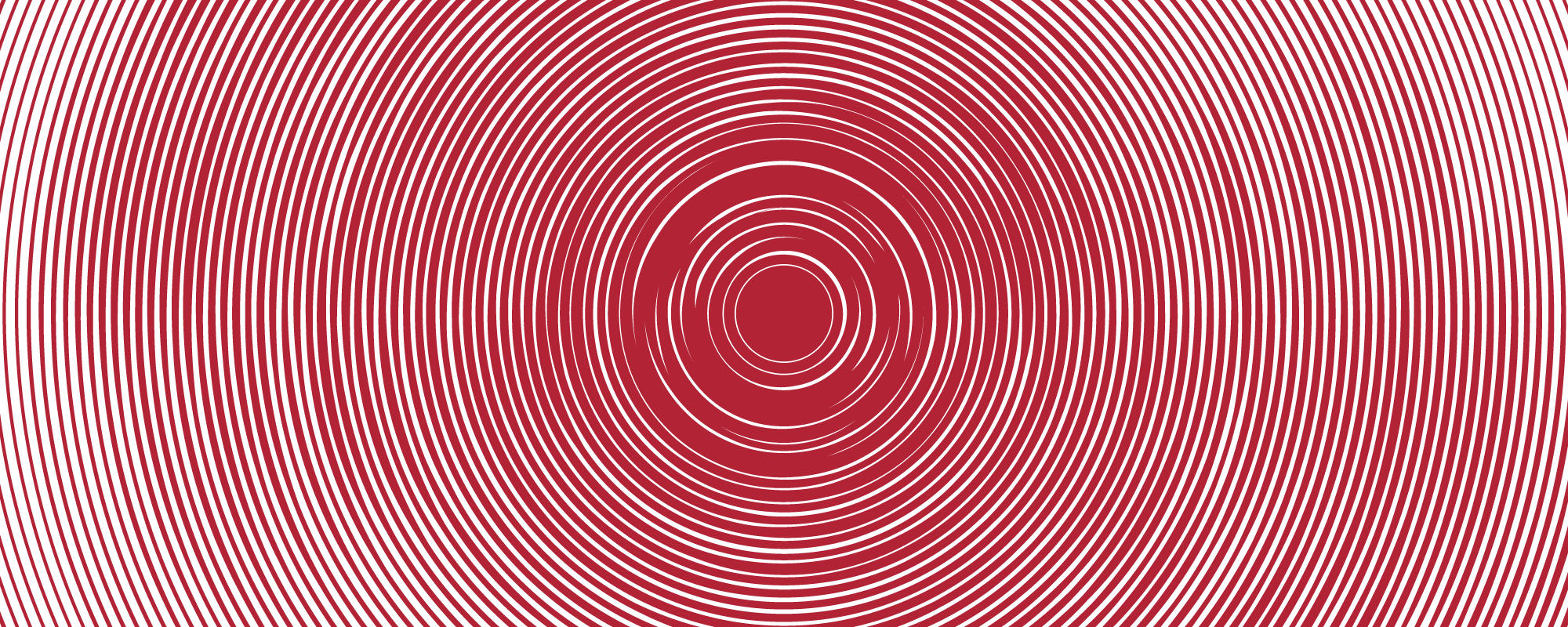 Moire pattern in red