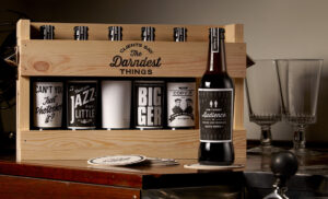 Private labeled beer and packaging designed for Bob Zeidler upon his retirement as a Division Brand Manager at John Deere. Zeidler retirement gift