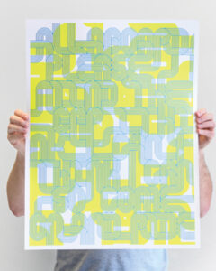 Poster designed by former FUEL designer Matt Kempel for FUEL as part of a project that allowed each designer to showcase their individual creativity. Matt Kempel poster