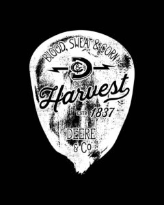 Illustration designed for John Deere, a smart industrial equipment manufacturer located in Moline, Illinois. John Deere Harvest Illustration
